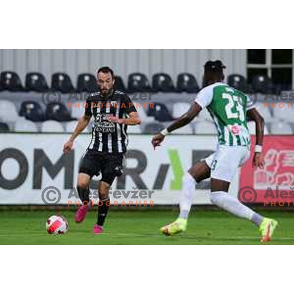 Action during UEFA Conference league qualification match between Mura (SLO) and Zalgiris (LIT) in Murska Sobota, Slovenia on August 5, 2021