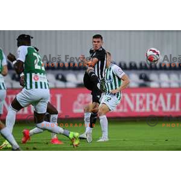 Action during UEFA Conference league qualification match between Mura (SLO) and Zalgiris (LIT) in Murska Sobota, Slovenia on August 5, 2021