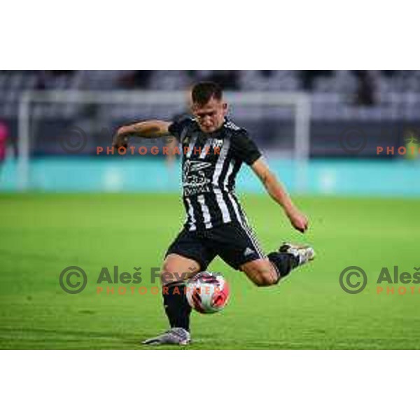 Action during UEFA Conference league qualification match between Mura (SLO) and Zalgiris (LIT) in Murska Sobota, Slovenia on August 5, 2021