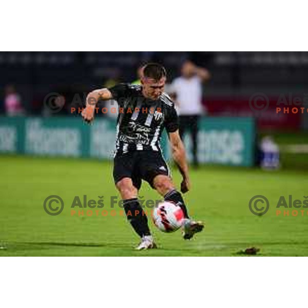Action during UEFA Conference league qualification match between Mura (SLO) and Zalgiris (LIT) in Murska Sobota, Slovenia on August 5, 2021