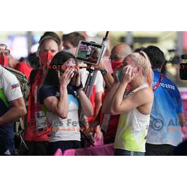 Janja Garnbret (SLO) Olympic Champion in Sports Climbing Women’s combined at Tokyo 2020 Summer Olympic Games, Japan on August 6, 2021