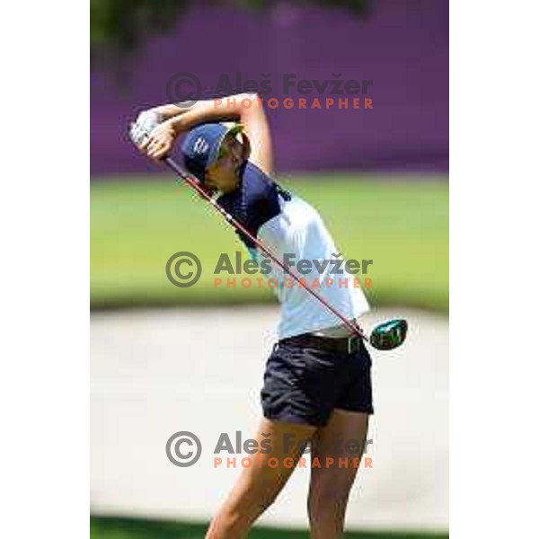 Pia Babnik (SLO) plays in third round of Olympic Golf tournament at Kasumigaseki Country Club at Tokyo 2020 Summer Olympic Games, Japan on August 6, 2021