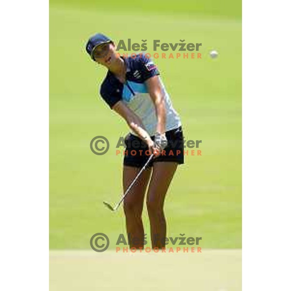 Pia Babnik (SLO) plays in third round of Olympic Golf tournament at Kasumigaseki Country Club at Tokyo 2020 Summer Olympic Games, Japan on August 6, 2021