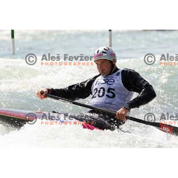 Dejan Stevanovic at kayak&canoe slalom for Alpe Adria Cup in Tacen, Ljubljana, Slovenia 27.4.2008. Photo by Ales Fevzer 