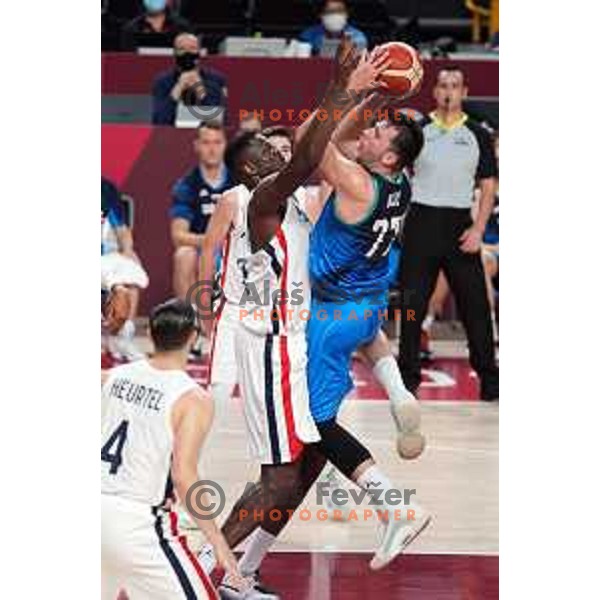 Luka Doncic in action during semi-final of Men’s Basketball between Slovenia and France in Saitama Super Arena at Tokyo 2020 Summer Olympic Games, Japan on August 5, 2021