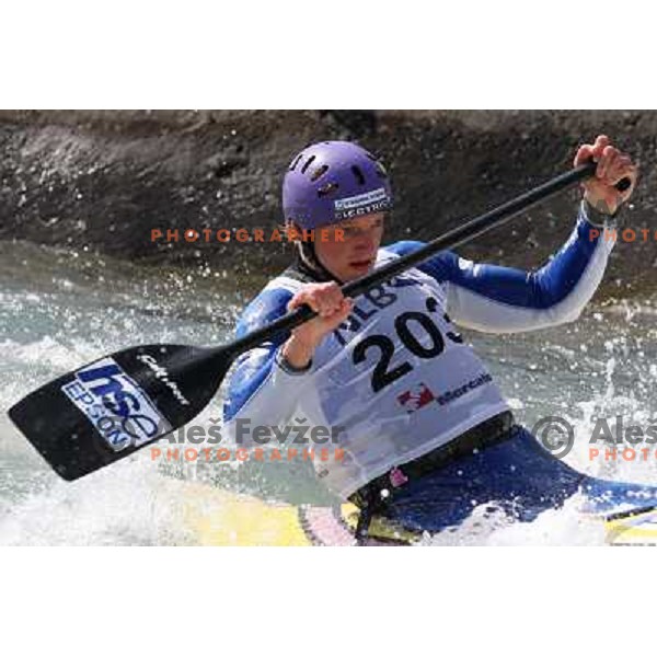 Jost Zakrajsek at kayak&canoe slalom for Alpe Adria Cup in Tacen, Ljubljana, Slovenia 27.4.2008. Photo by Ales Fevzer 