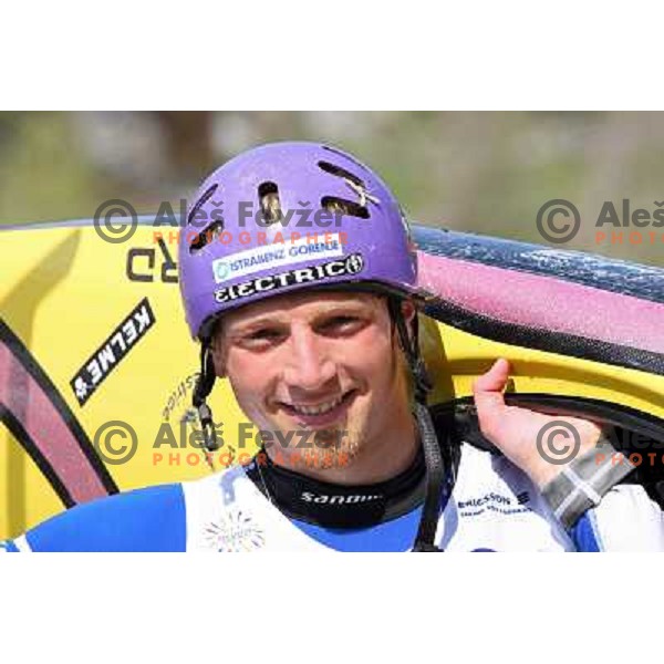 Jost Zakrajsek at kayak&canoe slalom for Alpe Adria Cup in Tacen, Ljubljana, Slovenia 27.4.2008. Photo by Ales Fevzer 