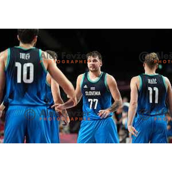 Luka Doncic in action during semi-final of Men’s Basketball between Slovenia and France in Saitama Super Arena at Tokyo 2020 Summer Olympic Games, Japan on August 5, 2021