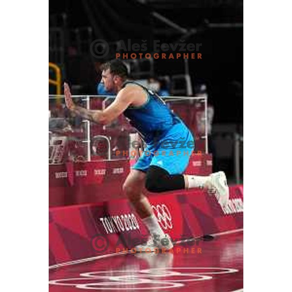 Luka Doncic in action during semi-final of Men’s Basketball between Slovenia and France in Saitama Super Arena at Tokyo 2020 Summer Olympic Games, Japan on August 5, 2021