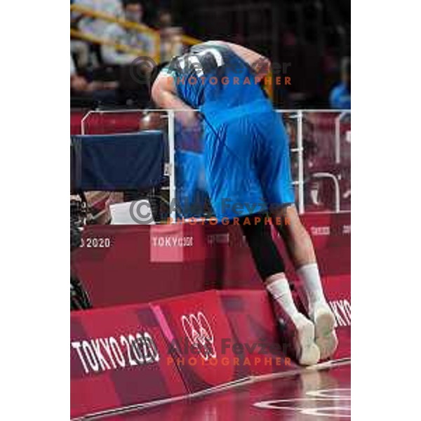 Luka Doncic in action during semi-final of Men’s Basketball between Slovenia and France in Saitama Super Arena at Tokyo 2020 Summer Olympic Games, Japan on August 5, 2021