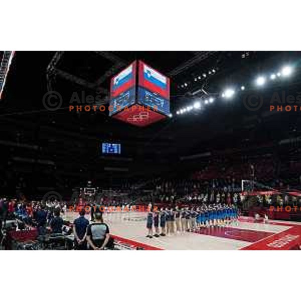 In action during semi-final of Men’s Basketball between Slovenia and France in Saitama Super Arena at Tokyo 2020 Summer Olympic Games, Japan on August 5, 2021