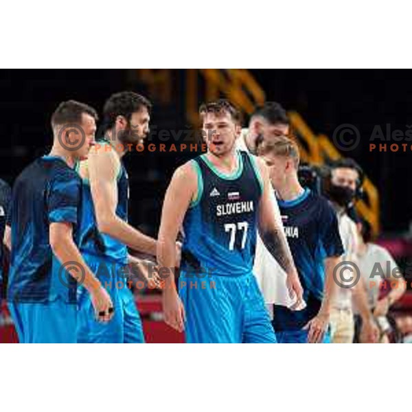 Luka Doncic in action during semi-final of Men’s Basketball between Slovenia and France in Saitama Super Arena at Tokyo 2020 Summer Olympic Games, Japan on August 5, 2021