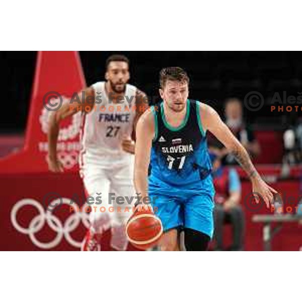 Luka Doncic in action during semi-final of Men’s Basketball between Slovenia and France in Saitama Super Arena at Tokyo 2020 Summer Olympic Games, Japan on August 5, 2021