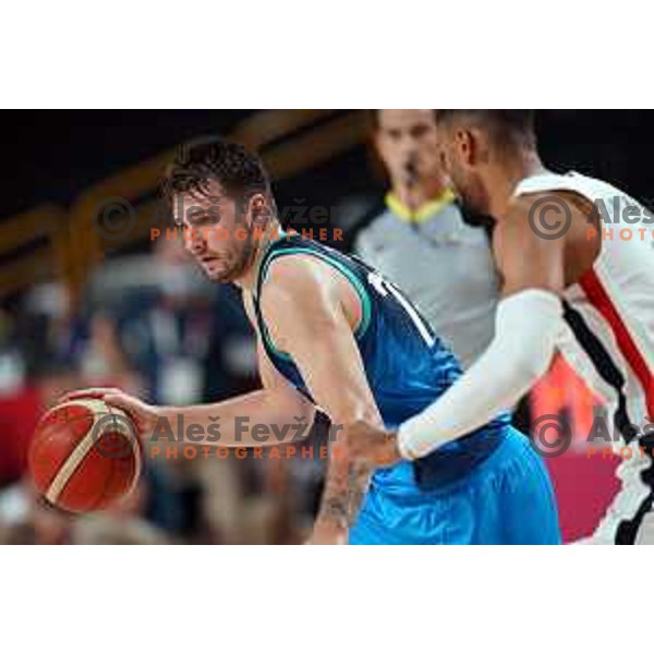 Luka Doncic in action during semi-final of Men’s Basketball between Slovenia and France in Saitama Super Arena at Tokyo 2020 Summer Olympic Games, Japan on August 5, 2021
