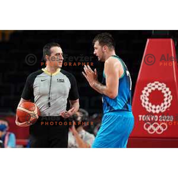 Luka Doncic in action during semi-final of Men’s Basketball between Slovenia and France in Saitama Super Arena at Tokyo 2020 Summer Olympic Games, Japan on August 5, 2021