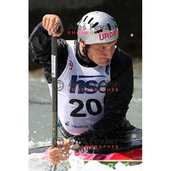 Dejan Stevanovic at kayak&canoe slalom for Alpe Adria Cup in Tacen, Ljubljana, Slovenia 27.4.2008. Photo by Ales Fevzer 