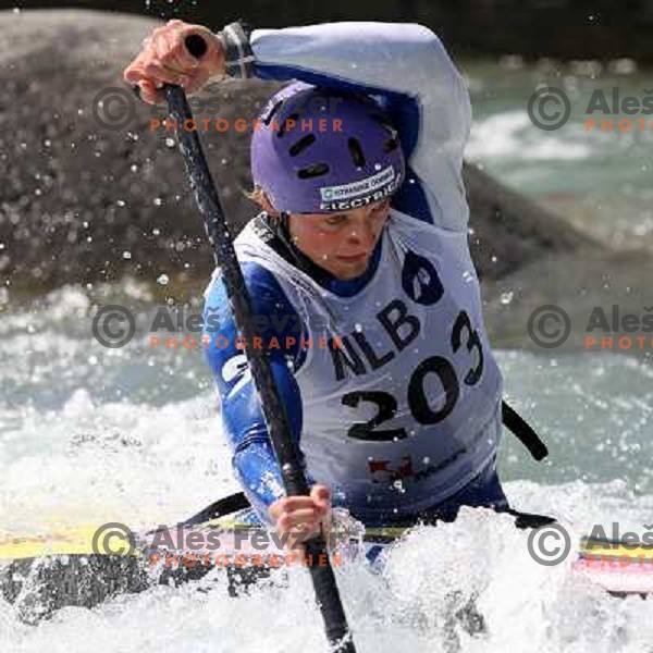 Jost Zakrajsek at kayak&canoe slalom for Alpe Adria Cup in Tacen, Ljubljana, Slovenia 27.4.2008. Photo by Ales Fevzer 