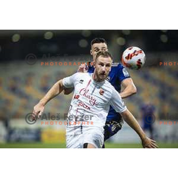 in action during Prva liga Telemach foorball match between Maribor and Tabor in Ljudski vrt, Maribor, Slovenia on August 14, 2021