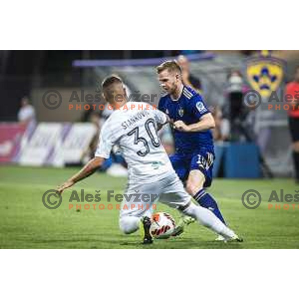 Rudi Vancas Pozeg in action during Prva liga Telemach foorball match between Maribor and Tabor in Ljudski vrt, Maribor, Slovenia on August 14, 2021