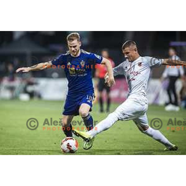 Rudi Vancas Pozeg in action during Prva liga Telemach foorball match between Maribor and Tabor in Ljudski vrt, Maribor, Slovenia on August 14, 2021