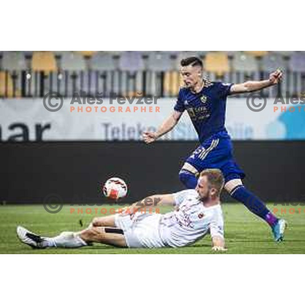 Rok Sirk in action during Prva liga Telemach foorball match between Maribor and Tabor in Ljudski vrt, Maribor, Slovenia on August 14, 2021