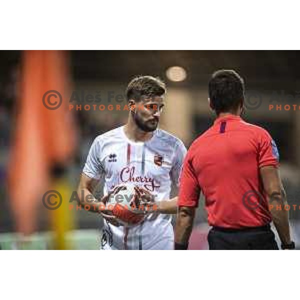 in action during Prva liga Telemach foorball match between Maribor and Tabor in Ljudski vrt, Maribor, Slovenia on August 14, 2021