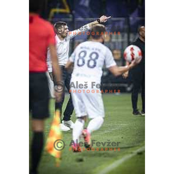 Simon Rozman, head coach of Maribor during Prva liga Telemach foorball match between Maribor and Tabor in Ljudski vrt, Maribor, Slovenia on August 14, 2021