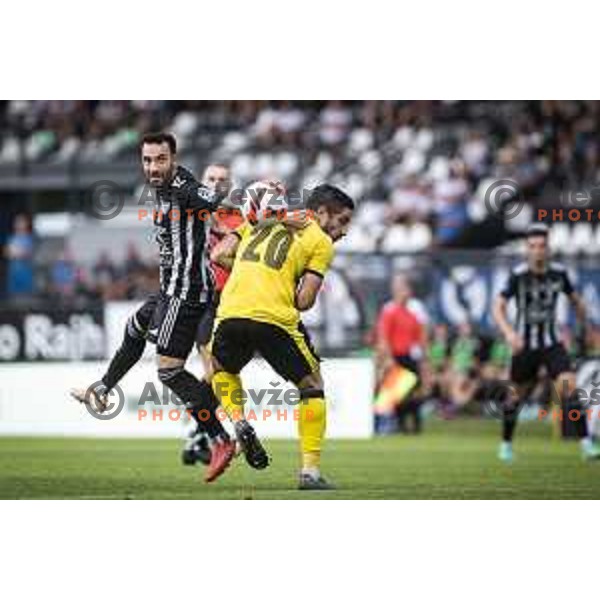 Mitja Lotric in action during Prva liga Telemach football match between Mura and Radomlje in Fazanerija, Murska Sobota, Slovenia on August 15, 2021