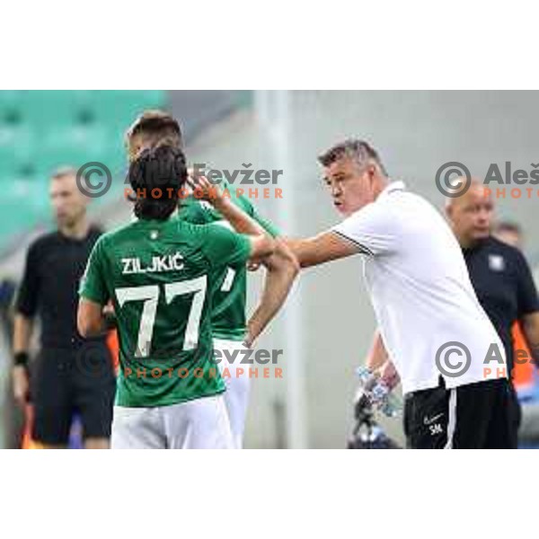 Savo Milosevic during Prva Liga Telemach football match between Olimpija and Koper in Ljubljana, Slovenia on August 15, 2021