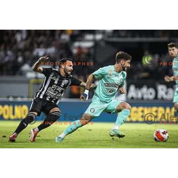 Mitja Lotric in action during UEFA Europa League play-offs football match between Mura and Sturm Graz in Mestni stadion Fazanerija, Murska Sobota, Slovenia on August 19, 2021
