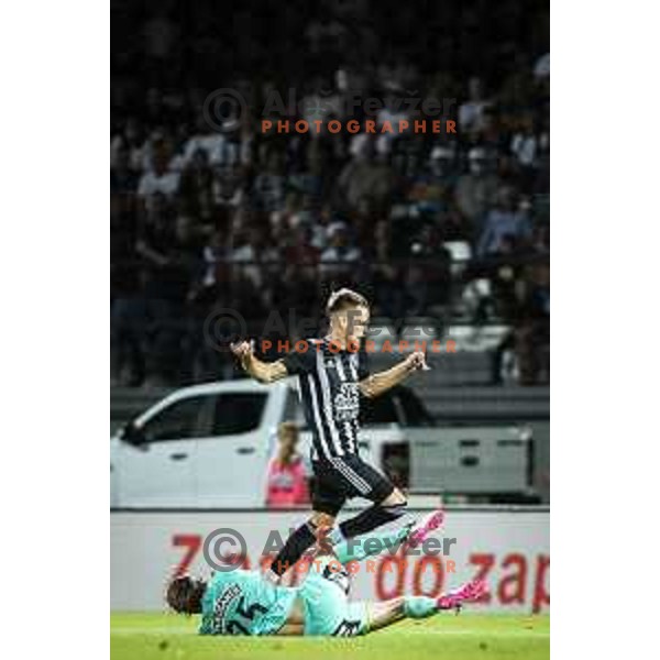 Tomi Horvat in action during UEFA Europa League play-offs football match between Mura and Sturm Graz in Mestni stadion Fazanerija, Murska Sobota, Slovenia on August 19, 2021
