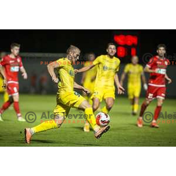 Zeni Husmani in action during Prva liga Telemach football match between Aluminij and Domzale in Sportni park Kidricevo, Kidricevo, Slovenia on August 20, 2021
