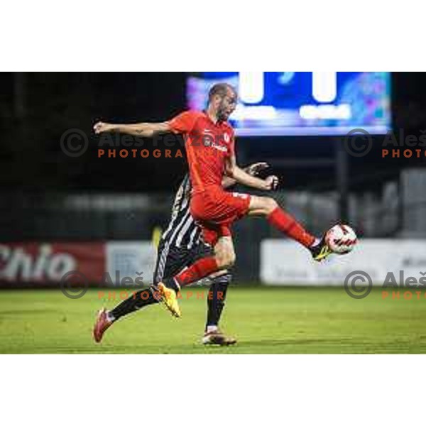 in action during Prva liga Telemach football match between Mura and Celje in Fazanerija, Murska Sobota, Slovenia on August 22, 2021