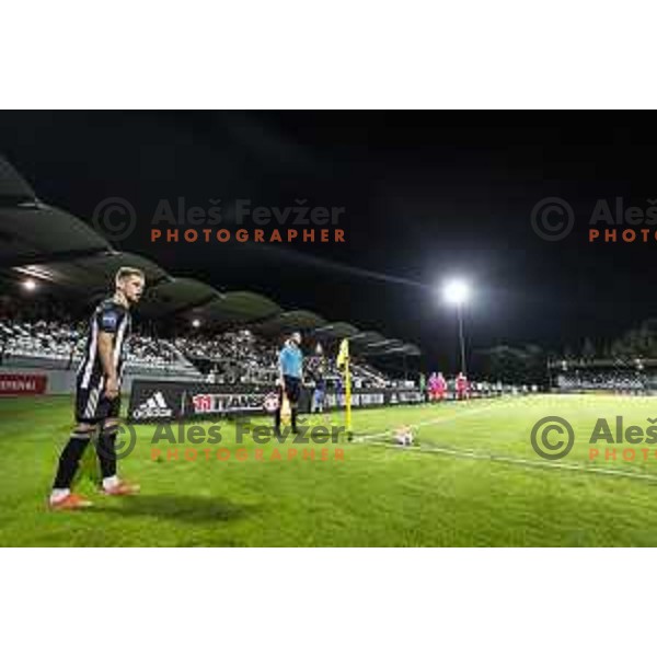 in action during Prva liga Telemach football match between Mura and Celje in Fazanerija, Murska Sobota, Slovenia on August 22, 2021