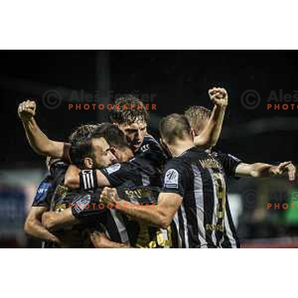 in action during Prva liga Telemach football match between Mura and Celje in Fazanerija, Murska Sobota, Slovenia on August 22, 2021