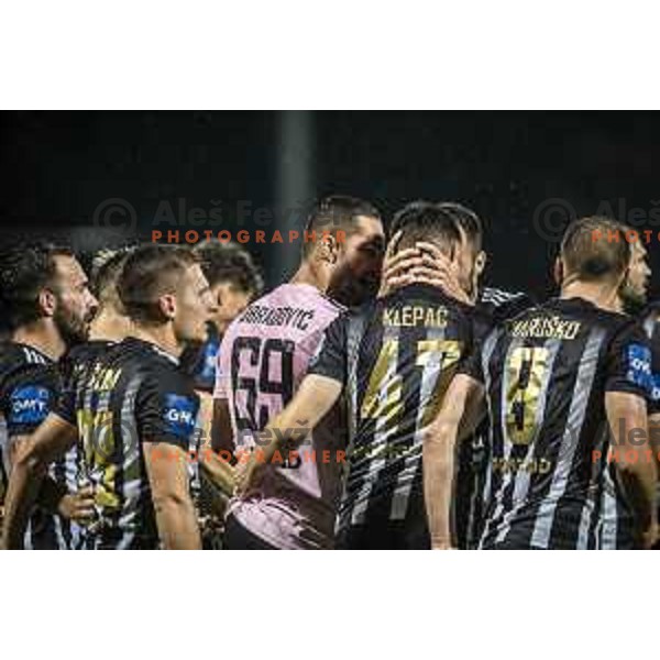 in action during Prva liga Telemach football match between Mura and Celje in Fazanerija, Murska Sobota, Slovenia on August 22, 2021