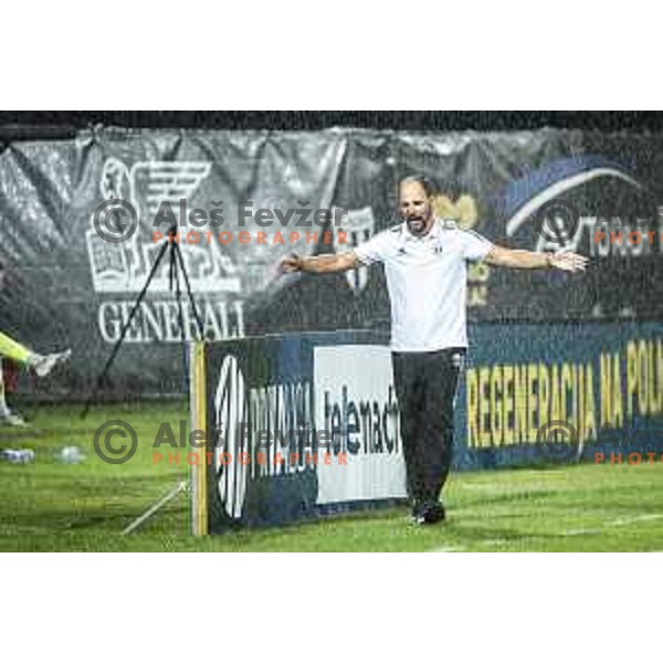 in action during Prva liga Telemach football match between Mura and Celje in Fazanerija, Murska Sobota, Slovenia on August 22, 2021