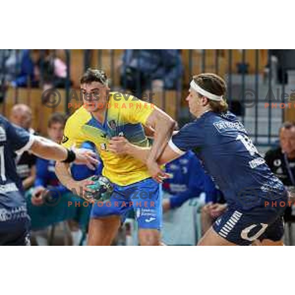 of Celje Pivovarna Lasko in action during EHF European league Men 2021/22 Qualification match between Celje Pivovarna Lasko (SLO) and GOG Gudme (DEN) in Zlatorog Hall, Celje, Slovenia on August 28, 2021