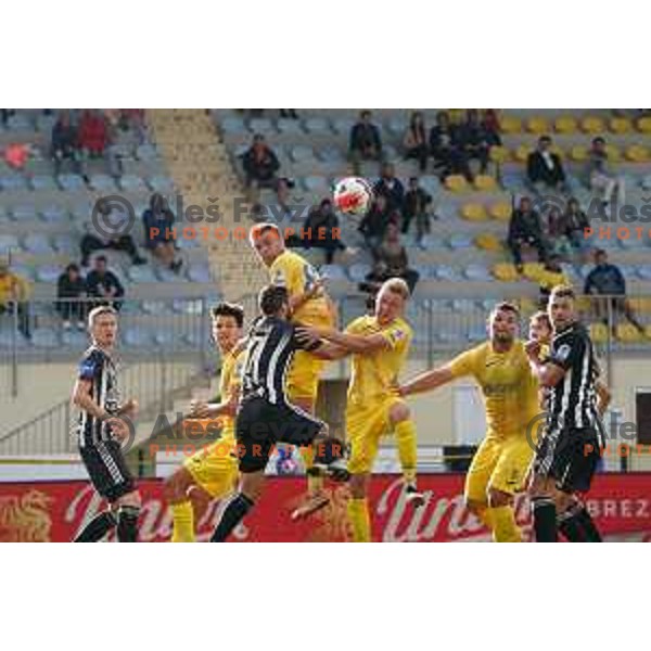 In action during Prva Liga Telemach football match between Domzale and Mura in Domzale, Slovenia on August 29, 2021