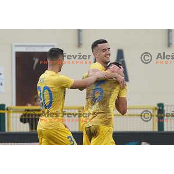 Arnel Jakupovic in action during Prva Liga Telemach football match between Domzale and Mura in Domzale, Slovenia on August 29, 2021