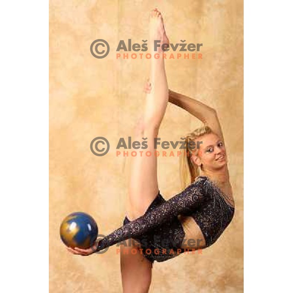 Pia Arhar, rythmic gymnast from Slovenia 