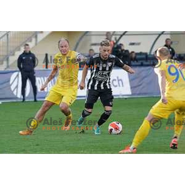 Senijad Ibricic in action during Prva Liga Telemach football match between Domzale and Mura in Domzale, Slovenia on August 29, 2021
