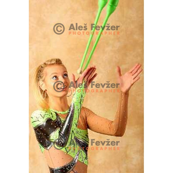 Pia Arhar, rythmic gymnast from Slovenia 