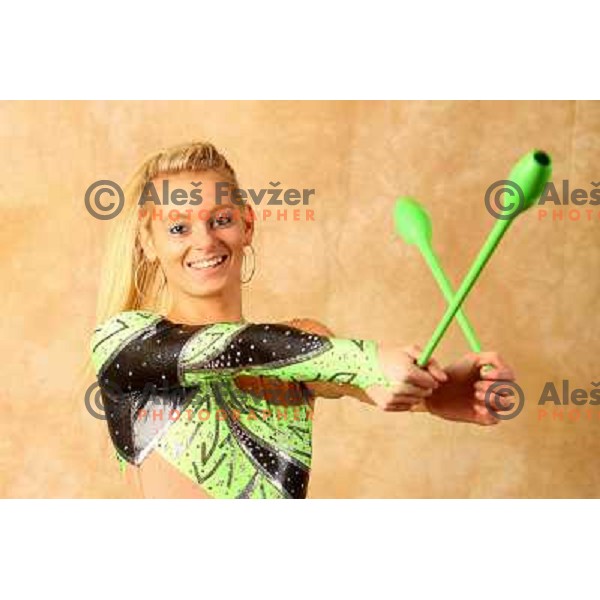 Pia Arhar, rythmic gymnast from Slovenia 