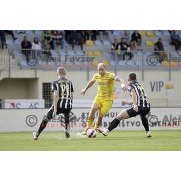 Senijad Ibricic in action during Prva Liga Telemach football match between Domzale and Mura in Domzale, Slovenia on August 29, 2021