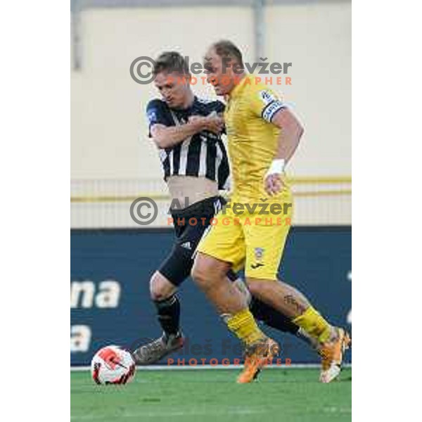 Senijad Ibricic in action during Prva Liga Telemach football match between Domzale and Mura in Domzale, Slovenia on August 29, 2021
