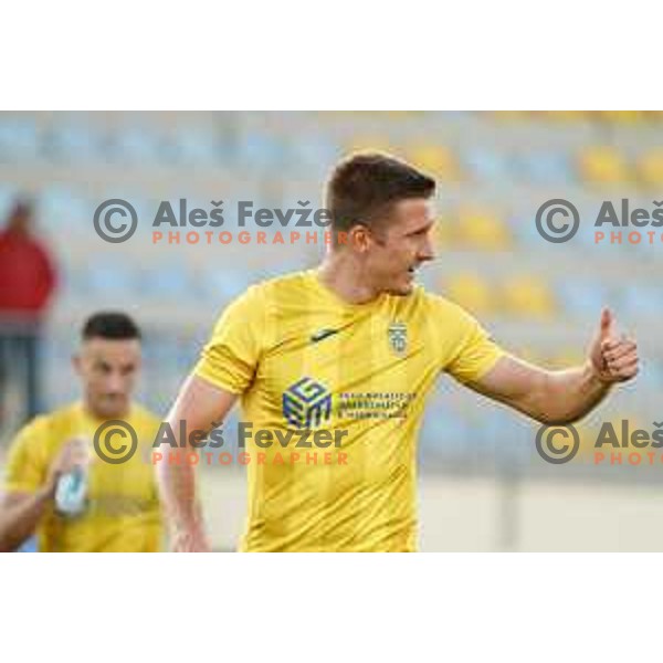 Gaber Dobrovoljc during Prva Liga Telemach football match between Domzale and Mura in Domzale, Slovenia on August 29, 2021