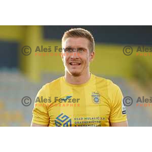 Gaber Dobrovoljc during Prva Liga Telemach football match between Domzale and Mura in Domzale, Slovenia on August 29, 2021