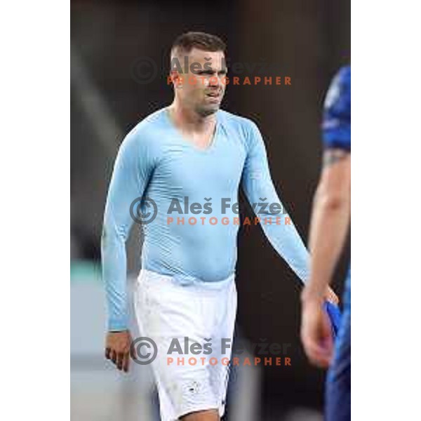 Josip Ilicic in action during FIFA World Cup 2022 Qualifiers match between Slovenia and Slovakia at Arena Stozice, Ljubljana, Slovenia on September 1, 2021