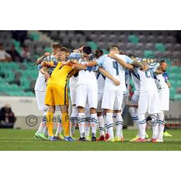 in action during FIFA World Cup 2022 Qualifiers match between Slovenia and Slovakia at Arena Stozice, Ljubljana, Slovenia on September 1, 2021
